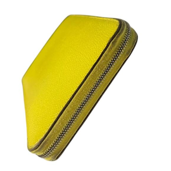 HERMES Silk-In Long Zip Around Long Wallet Epsom yellow - Picture 12 of 16